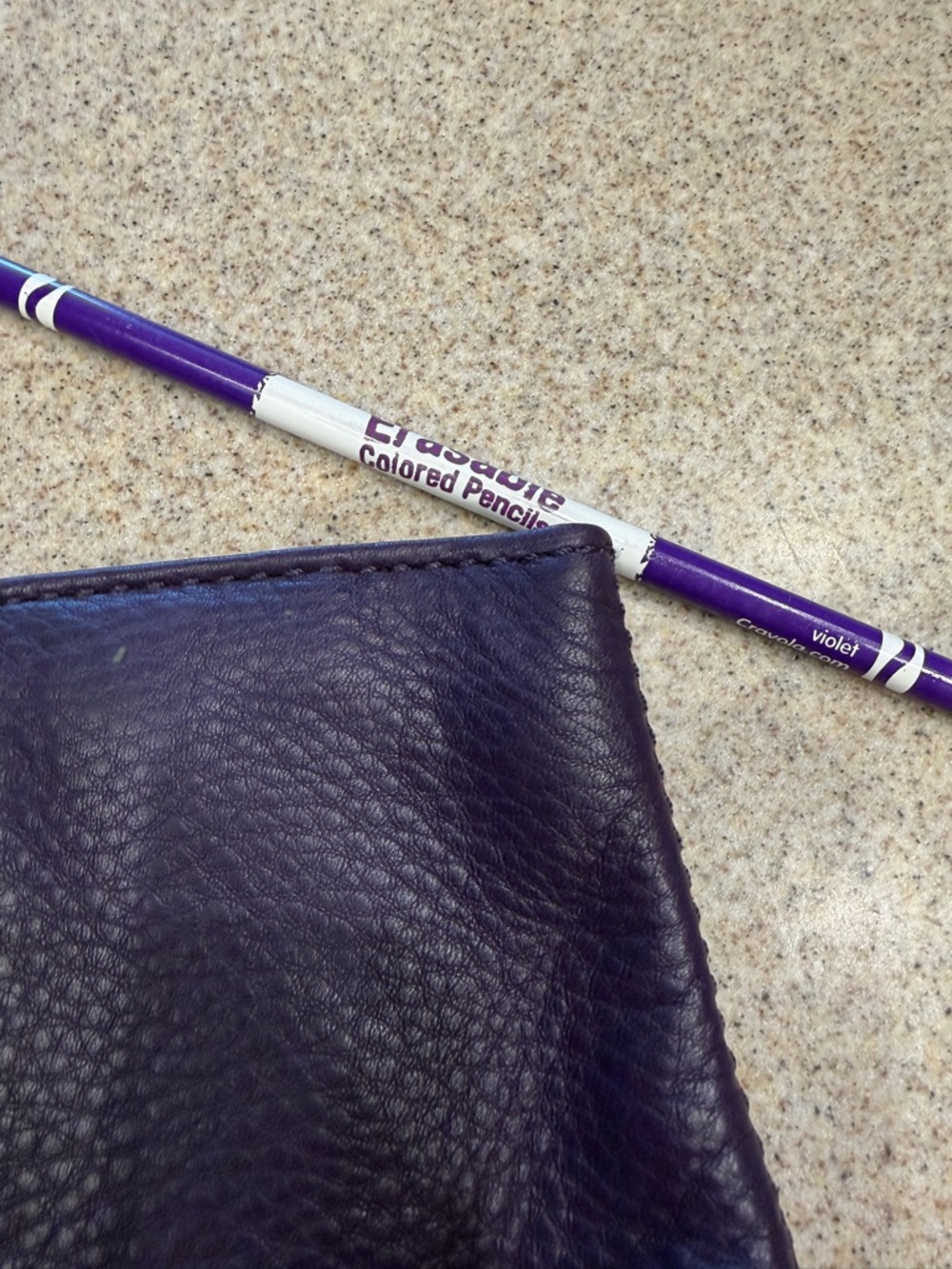 Michael Kors purple Berkeley Leather hand Clutch - Picture 15 of 15
